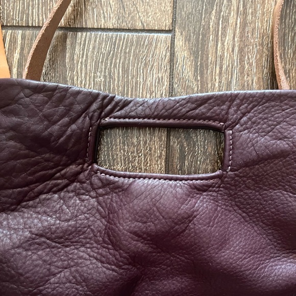 NWOT AWL SNAP color blocked soft pebbled leather boho crossbody/handbag - Picture 14 of 15